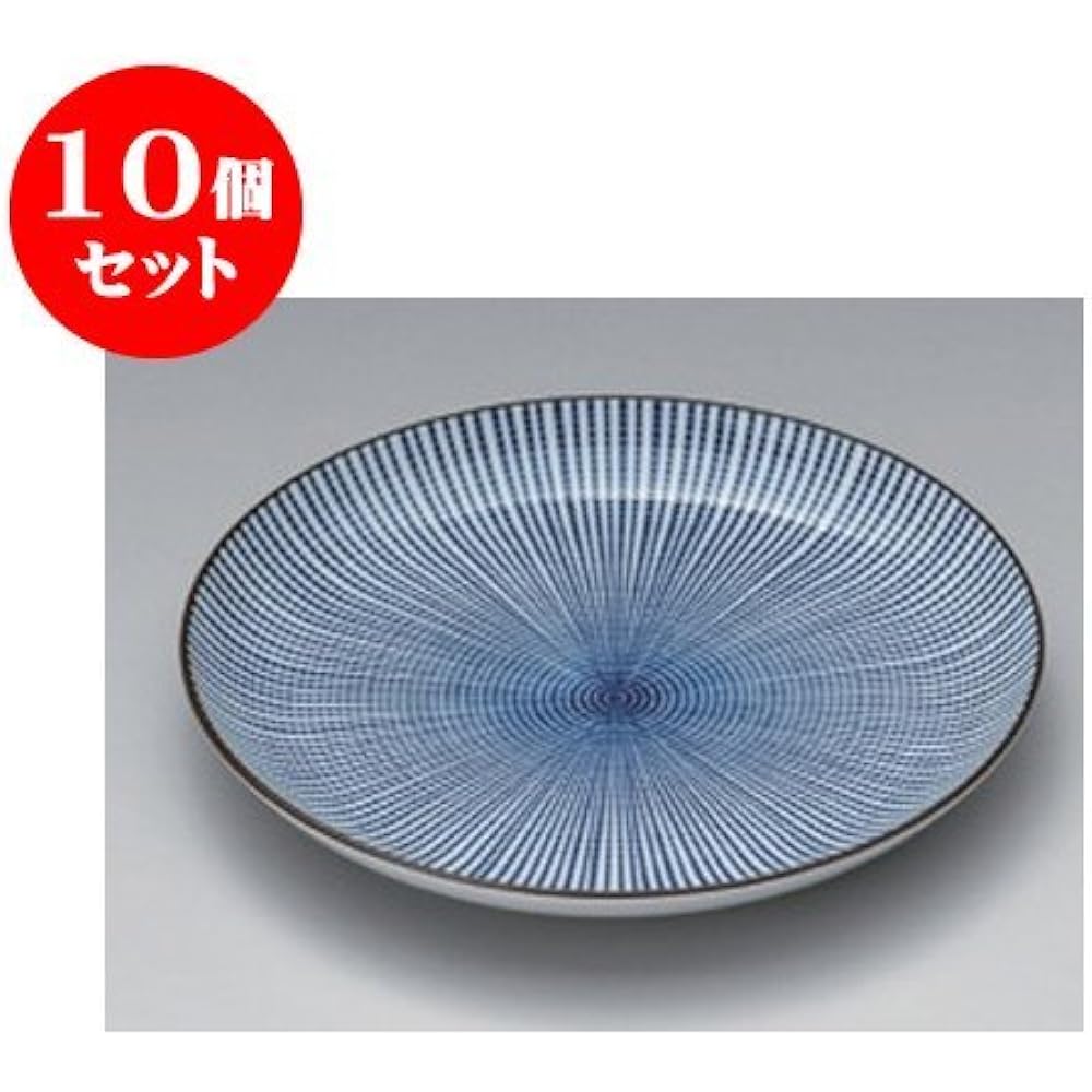 10 セット Maruwa plates, Sendan Jugusa 6.0 plates [18.2 x 2.4cm] [Ryotei, inn, Japanese utensils, restaurants, business utensils, utensils]