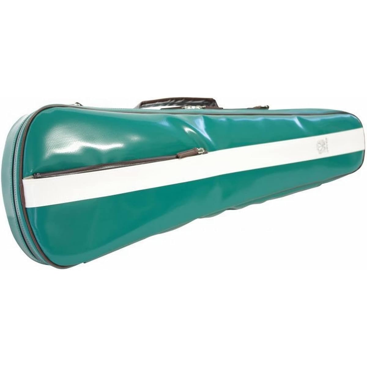 NAHOK 50% OFF Ukulele Protection Case "Mighty Uke/wf" Emerald Green/White [Waterproof fabric made in Germany x special temperature control function & shock absorbing material + waterproof zipper] Fabric from Germany, Made in Japan.