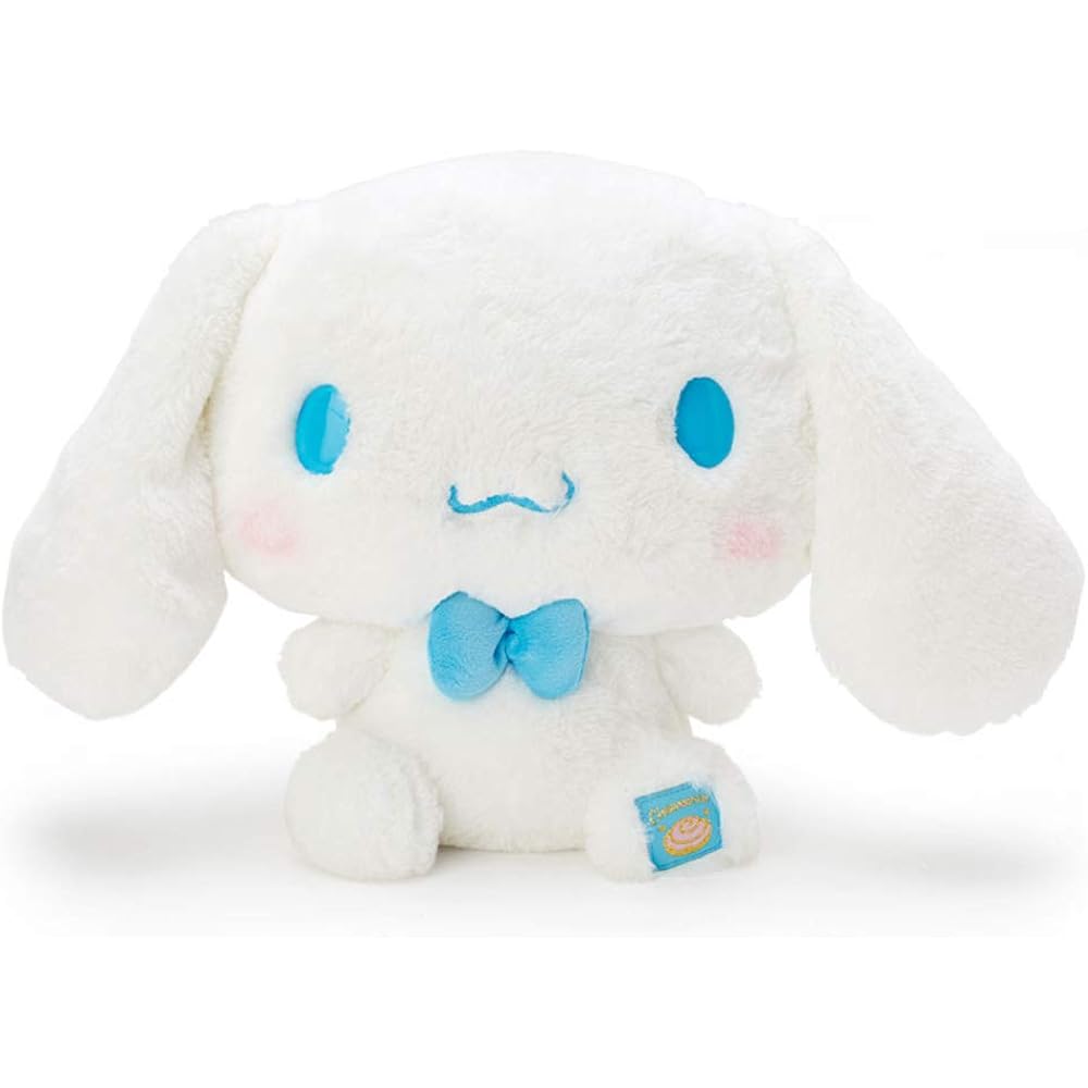 [Birthday Card Set (2)] Sanrio Cinnamoroll Plush Toy (Standard) L 856746 + Birthday Card Laser Cut Cake Greeting Card