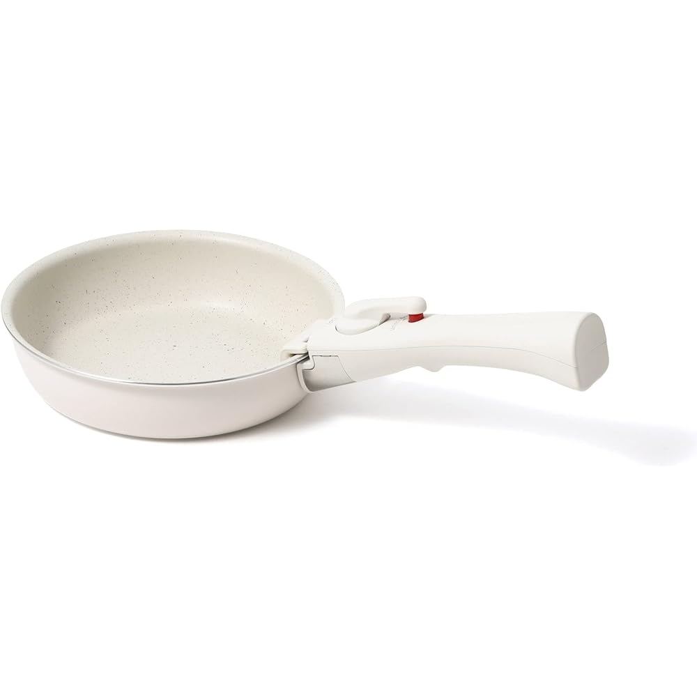 Francfranc GO TABLE pot frying pan 6 piece set ivory