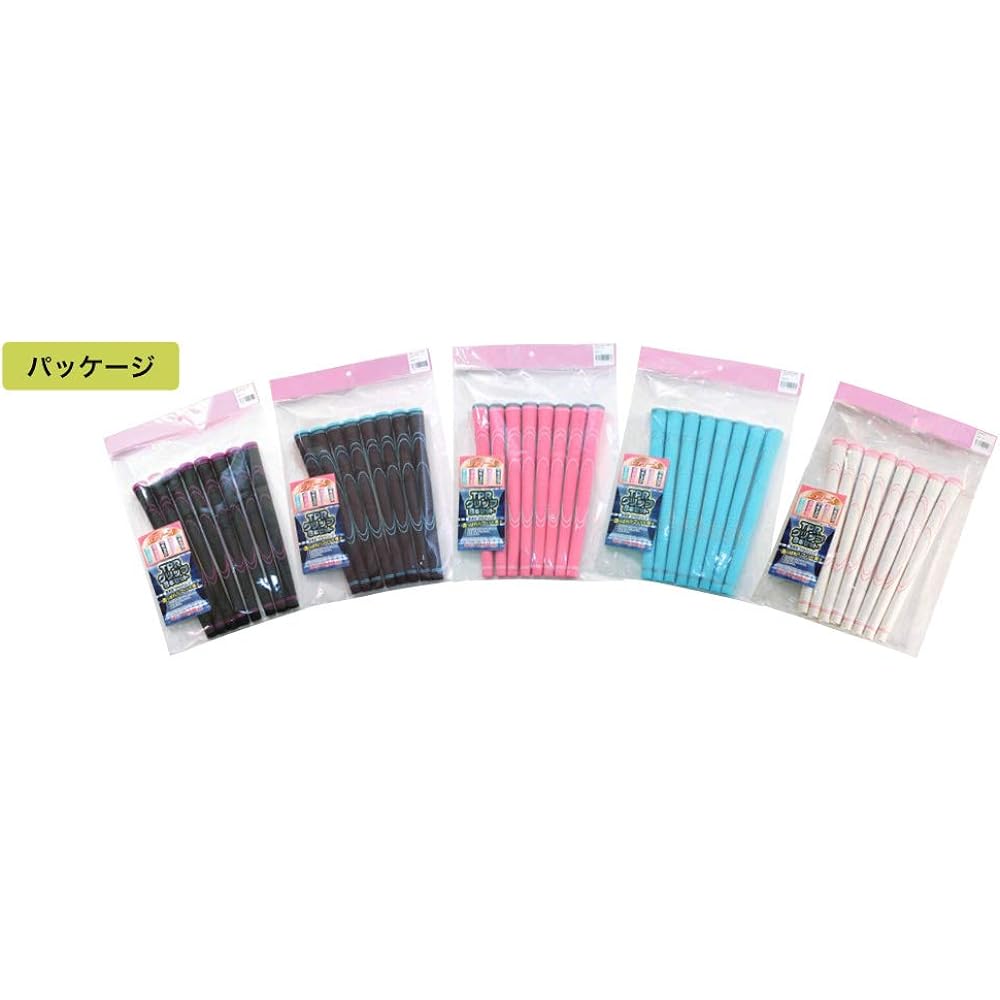 Lynx TPR (TPR) Ladies GRIP body Ladies grip set of 8 light blue x cap white