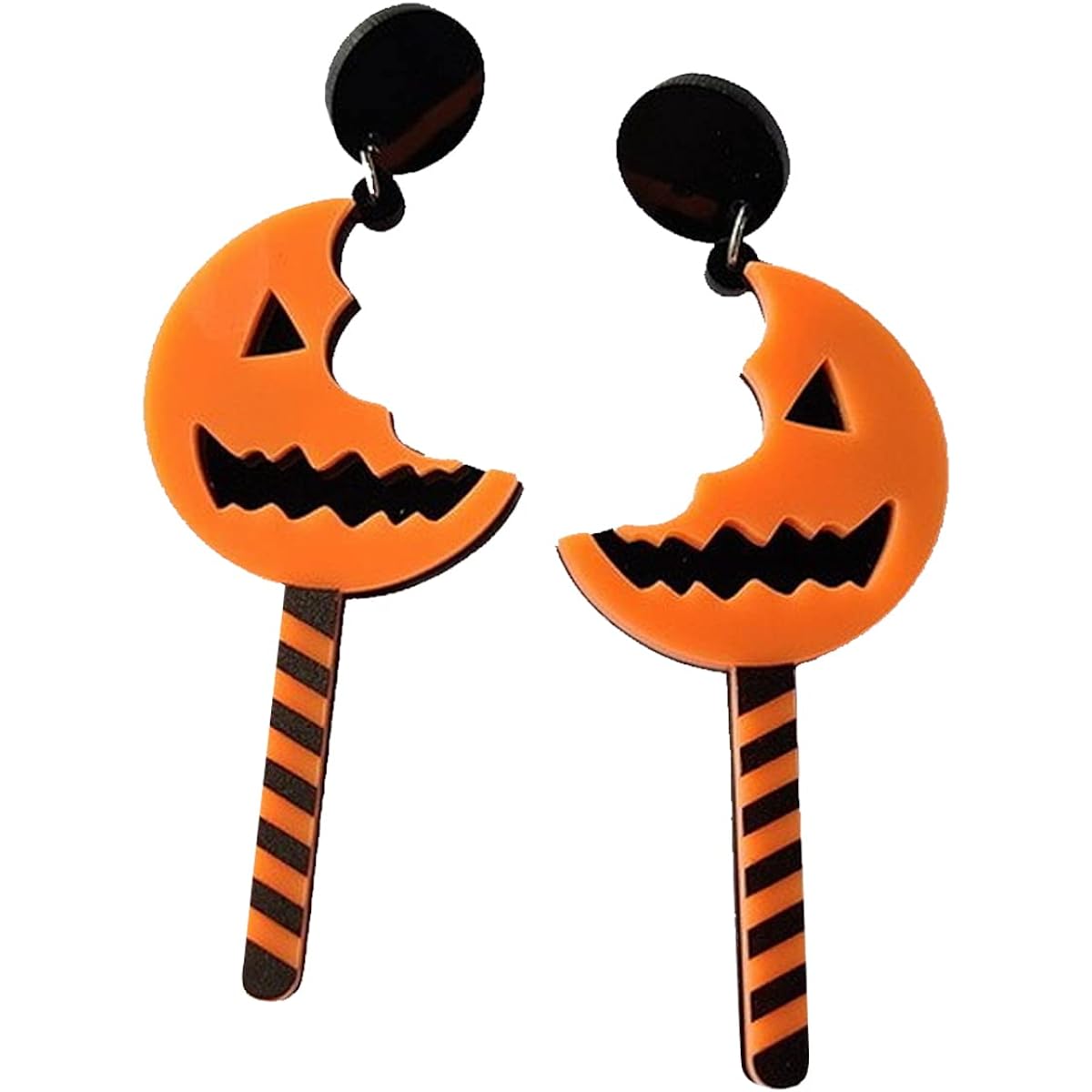 Halloween earrings for women, cute black cat earrings, skeleton dangle earrings, girls