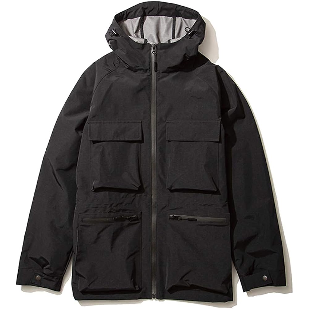 KiU Rain Jacket Heavy Rain 4 Pocket Field Jacket Black M Moisture Breathable Durable K154M-900