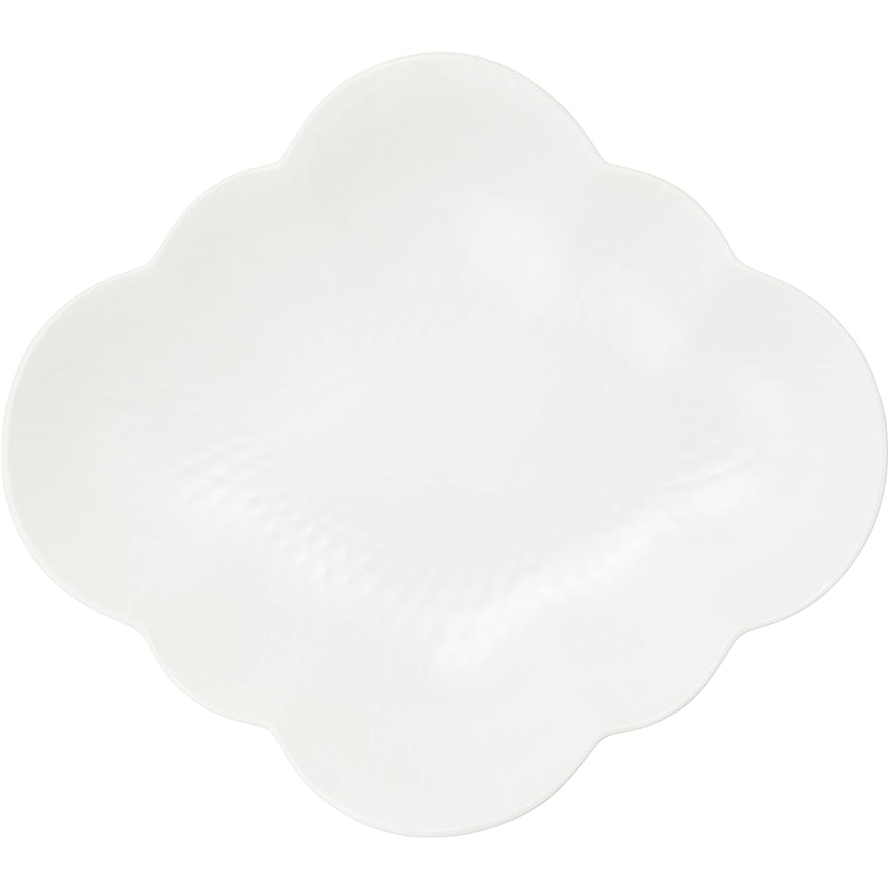 [Regular Imported Product] Royal Copenhagen White Palmette Flower Bowl 26cm Wedding Gift Present 1016963