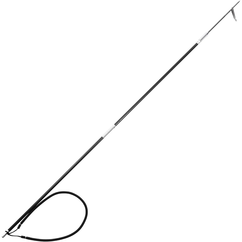 Ultimate Dive Fish Throat Harpoon Set 150cm (Carbon Pole / 2 Pieces / Single Harpoon Tip Feather) Lightweight and Firing Speed Captures prey with large barb (rust-proofing/durable) Harpoon Spearfishing Ultimate Dive