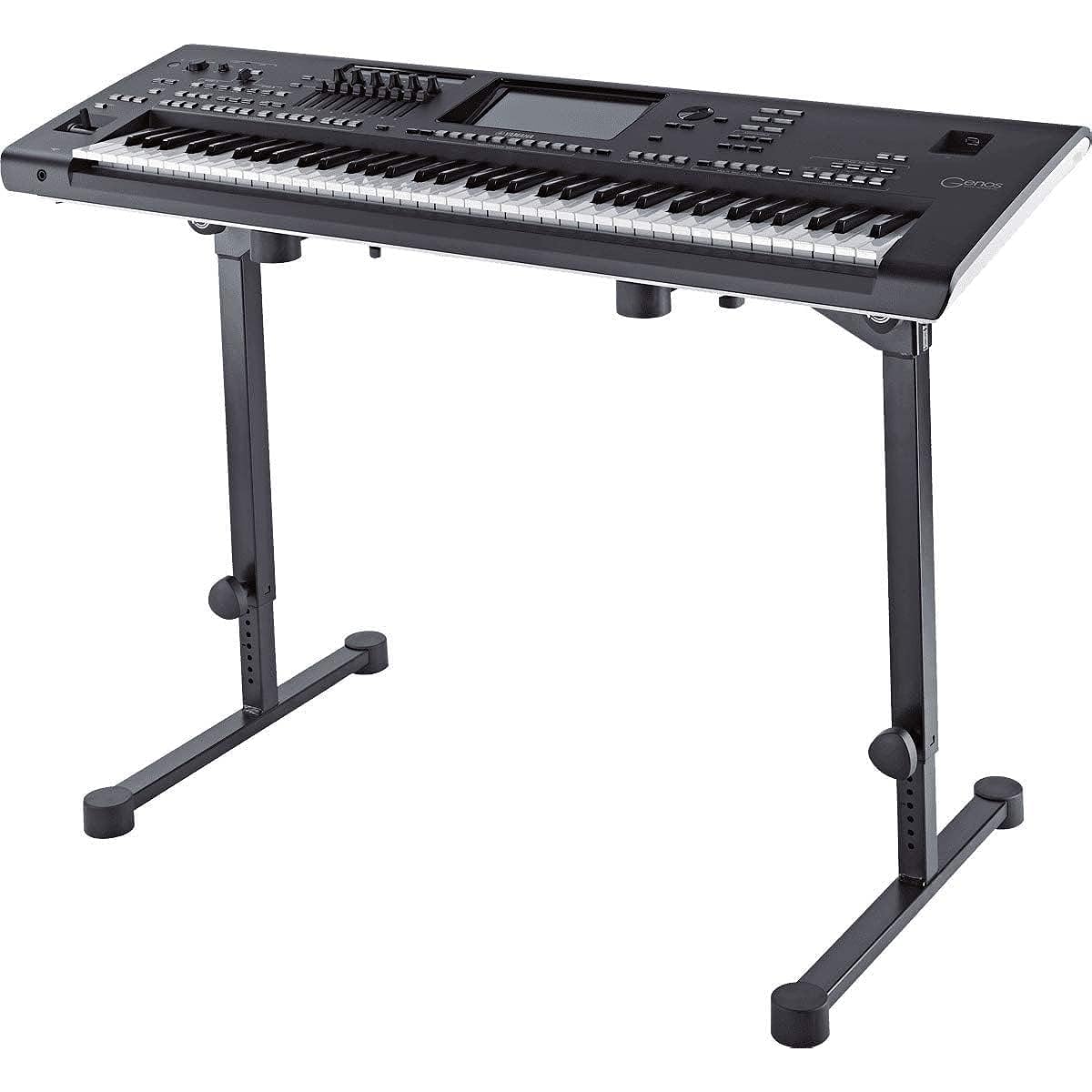 K&M Keyboard Stand Foldable Table-style keyboard stand »Omega Pro« Black 18820