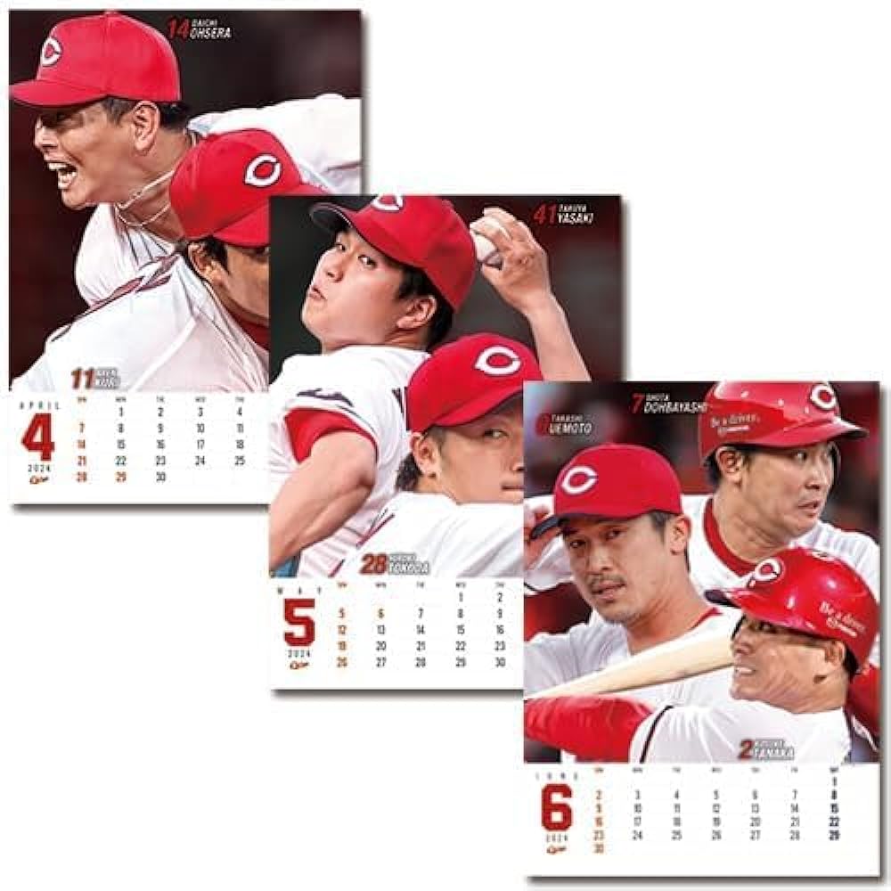 Hiroshima Toyo Carp Carp Calendar