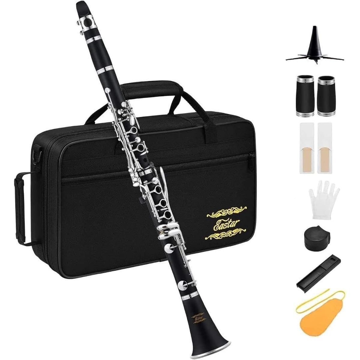 Clarinet, nickel-plated, B key, ABS resin tube, YQ