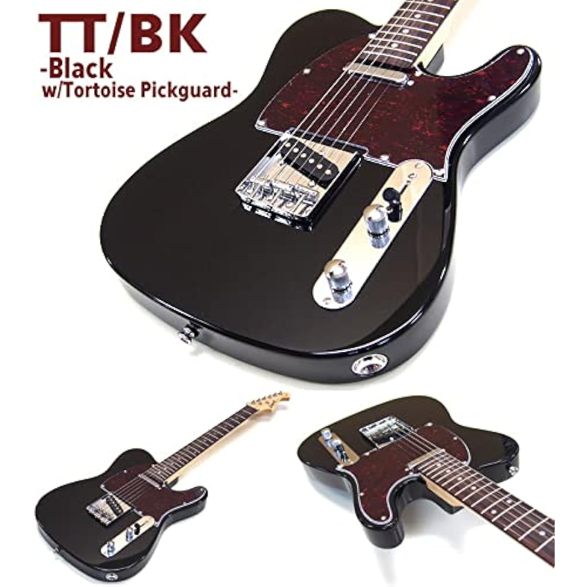 Electric Guitar Beginner Set Telecaster Type Mini Amplifier 9 Piece Set Legend LTE-Z TTBK/R [98765]
