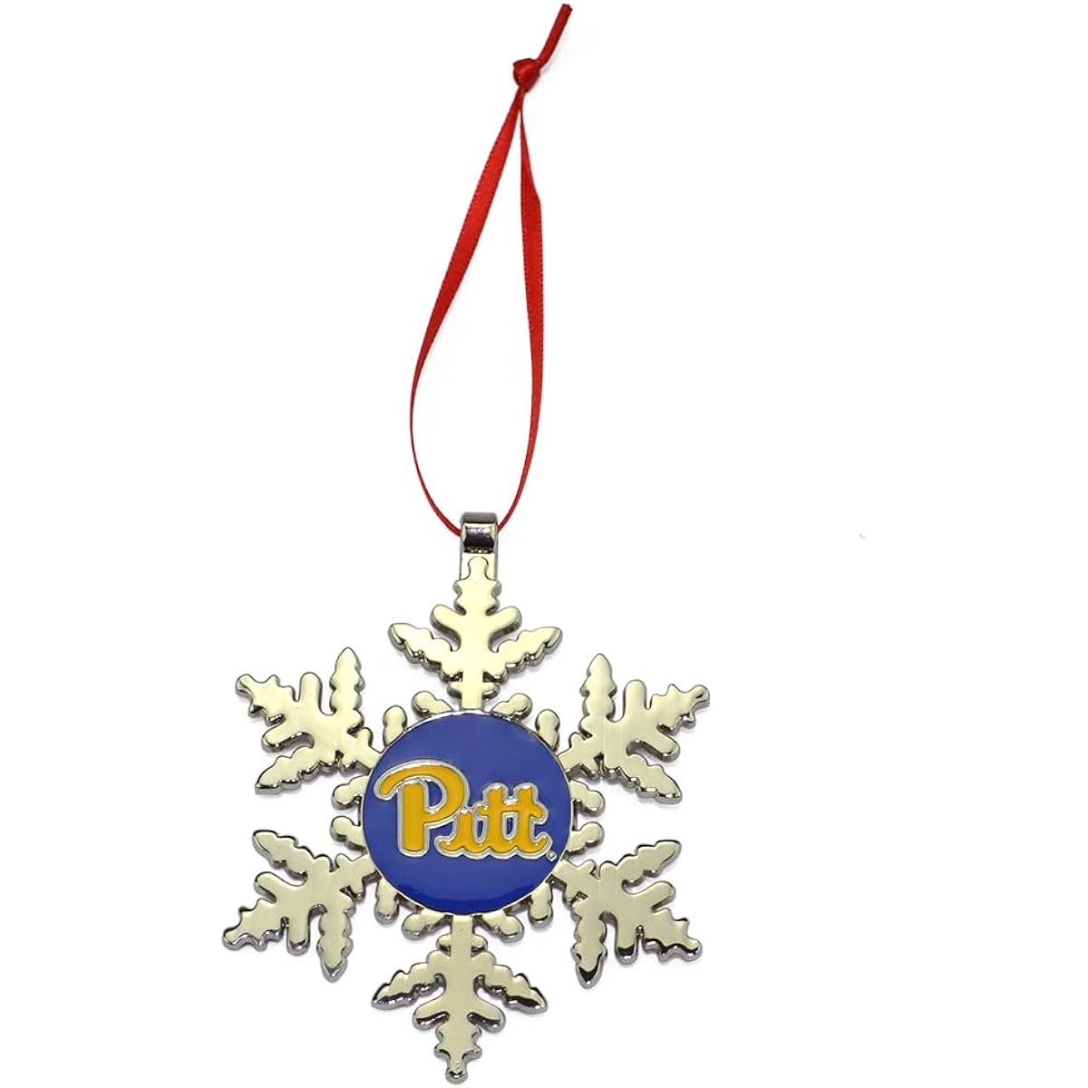 Pittsburgh Panthers Snowflake Christmas Ornament