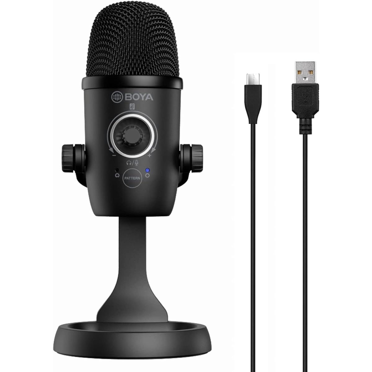 BOYA BY-CM5 Condenser Microphone USB Microphone PC Microphone Gaming Microphone Stereo Cardioid/Omnidirectional Microphone Stand Recording Live Broadcast Streaming YouTube Game Commentary Work from Home