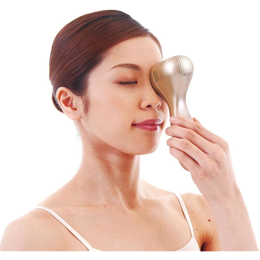 Eye beauty device, dark circles, eye area, widening, eyes, under eyes, eye bags, eye care, warming, cooling, thermal care, cooling, refreshing, eye care, facial device, made in Japan, microcurrent, warm, eye beauty treatment, tightening, tired eyes, good