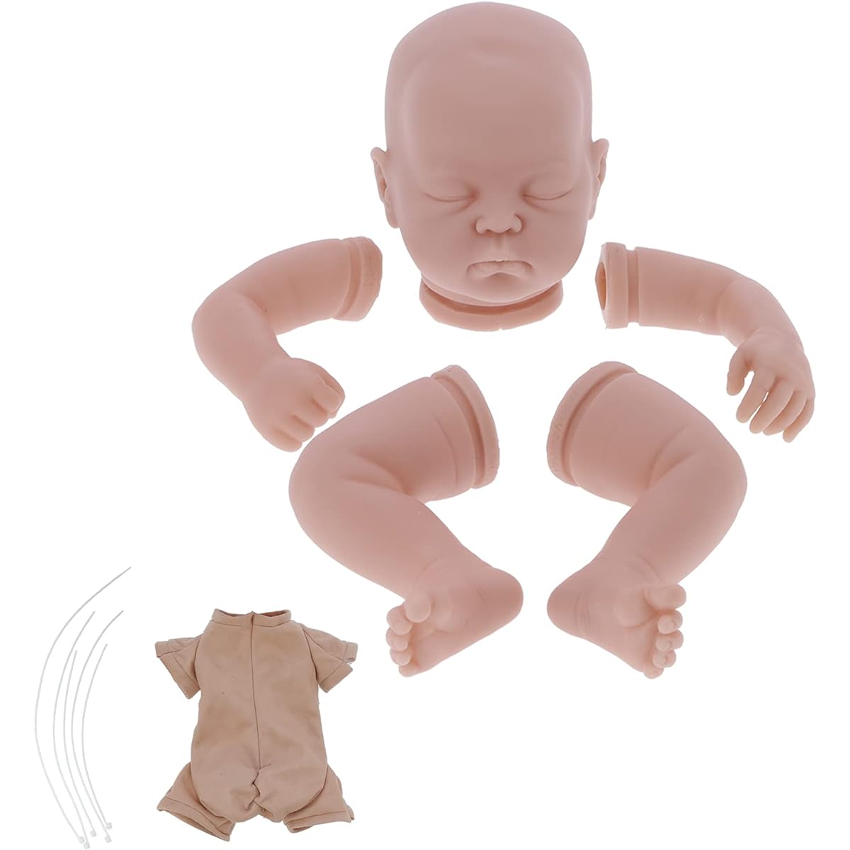 Reborn Baby Doll Kit Reborn Doll Kit Vivid Parent-Child Interaction For DIY Doll
