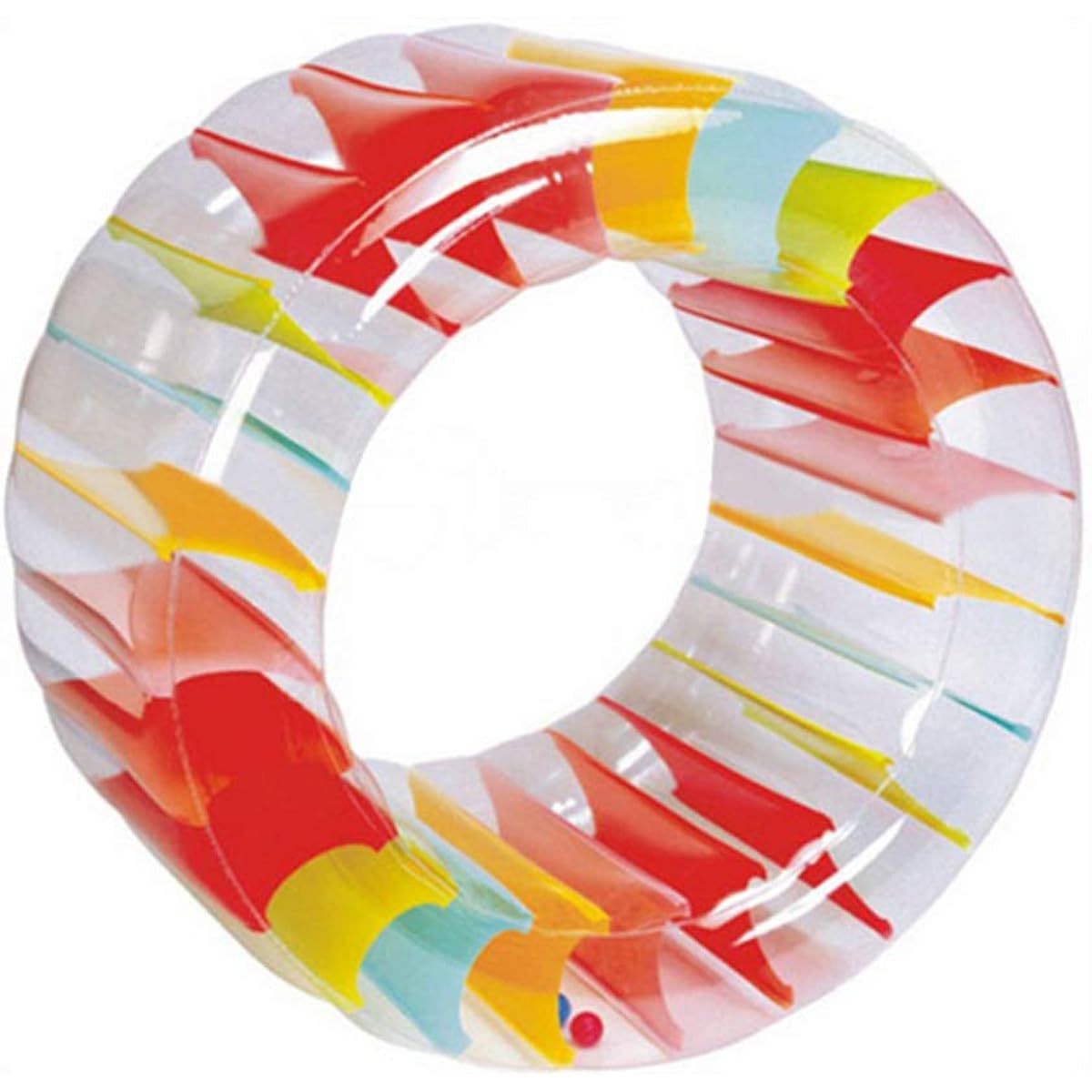 Beaurtty Large Inflatable Track and Field Wheel Jumbo Party Wheel Indoor Outdoor Pool Kids Play