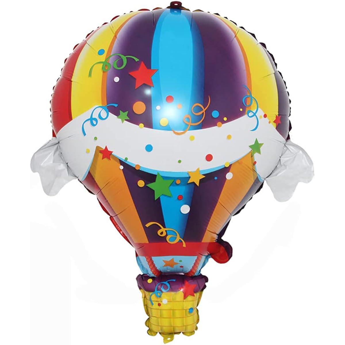 Morndew Hot Air Balloons Foil Balloons for World Travel Theme Party Baby Shower Birthday Party Wedding Party Decorations 2pcs