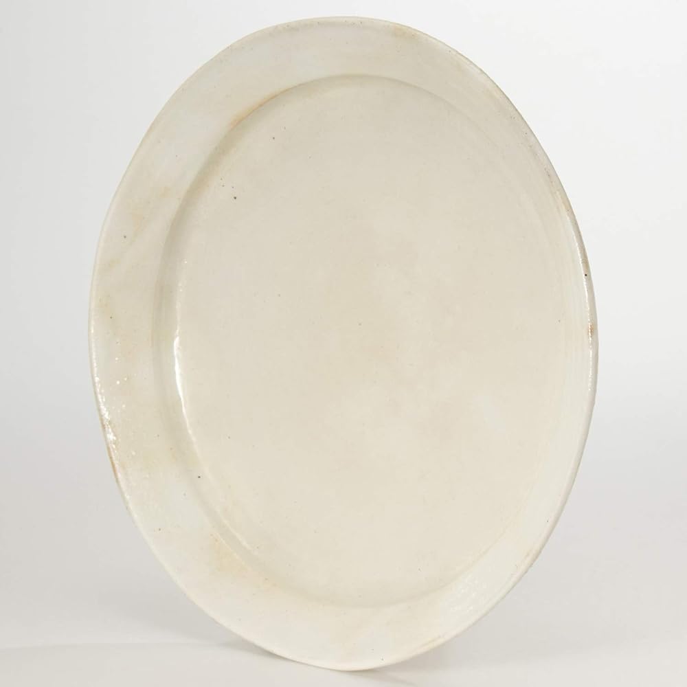 Shigaraki Ware Hechimon Serving Plate Konohiki Kiln Hen 3-1603