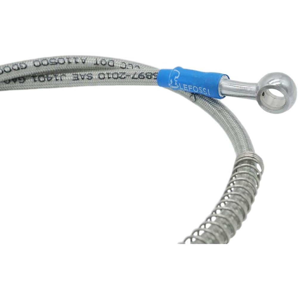 900mm 90cm Motorcycle Reinforced Hydraulic Brake Oil Hose Line Pipe Fitting Stainless Steel Braided Cable Motorcycle Pit Dirt Bike Enduro Motocross Street Bike Sport Bike