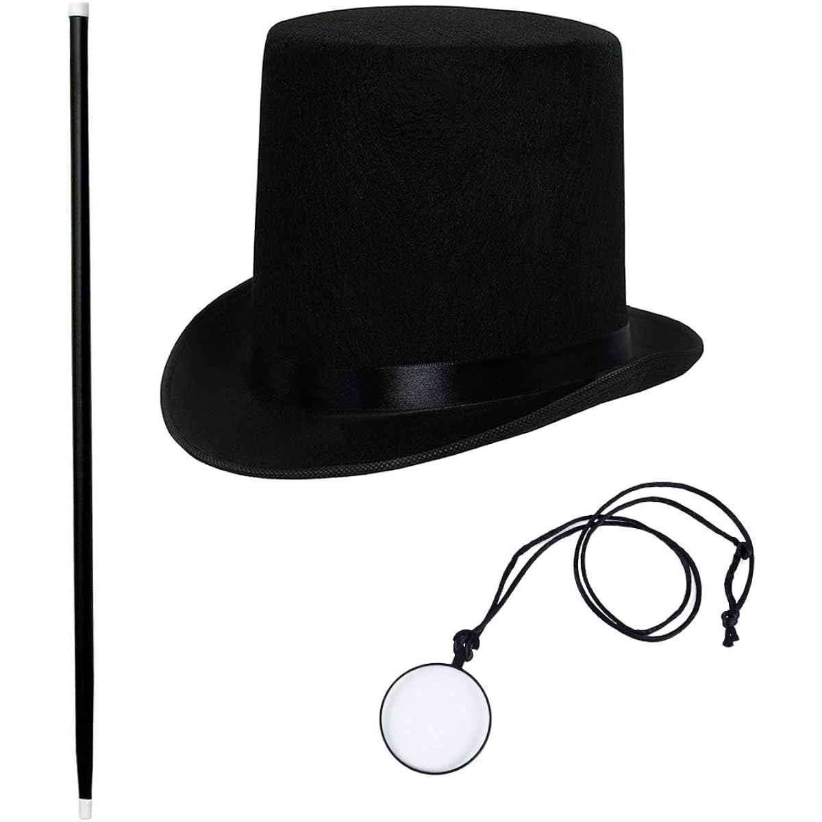 Tigerdoe Gentleman Costume - Rich Man Costume - Victorian Costume Accessories - 3 Piece Victorian Costume Set