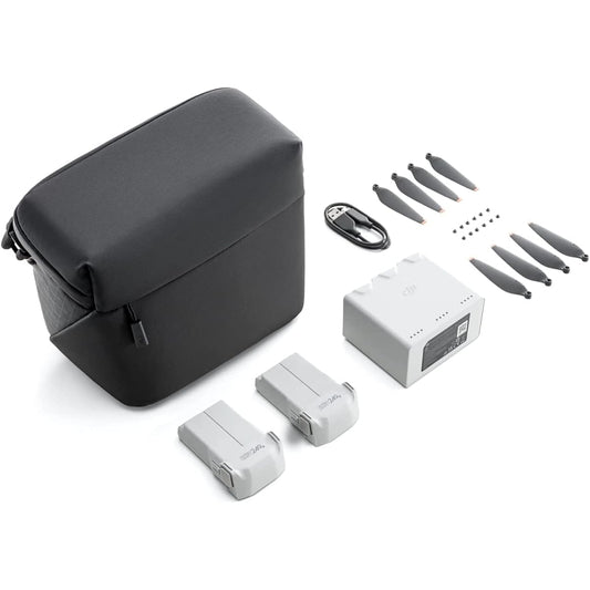 Genuine DJI Mini 3, 3 Pro Fly More Kit (2 x 2453mAh Intelligent Flight Batteries, Two-way Charging Hub, Shoulder Bag, 2 Pairs of Propellers)