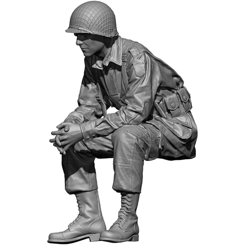 H3 Model 1/16 World War II US Army Airborne Soldier Resin Kit HS16005