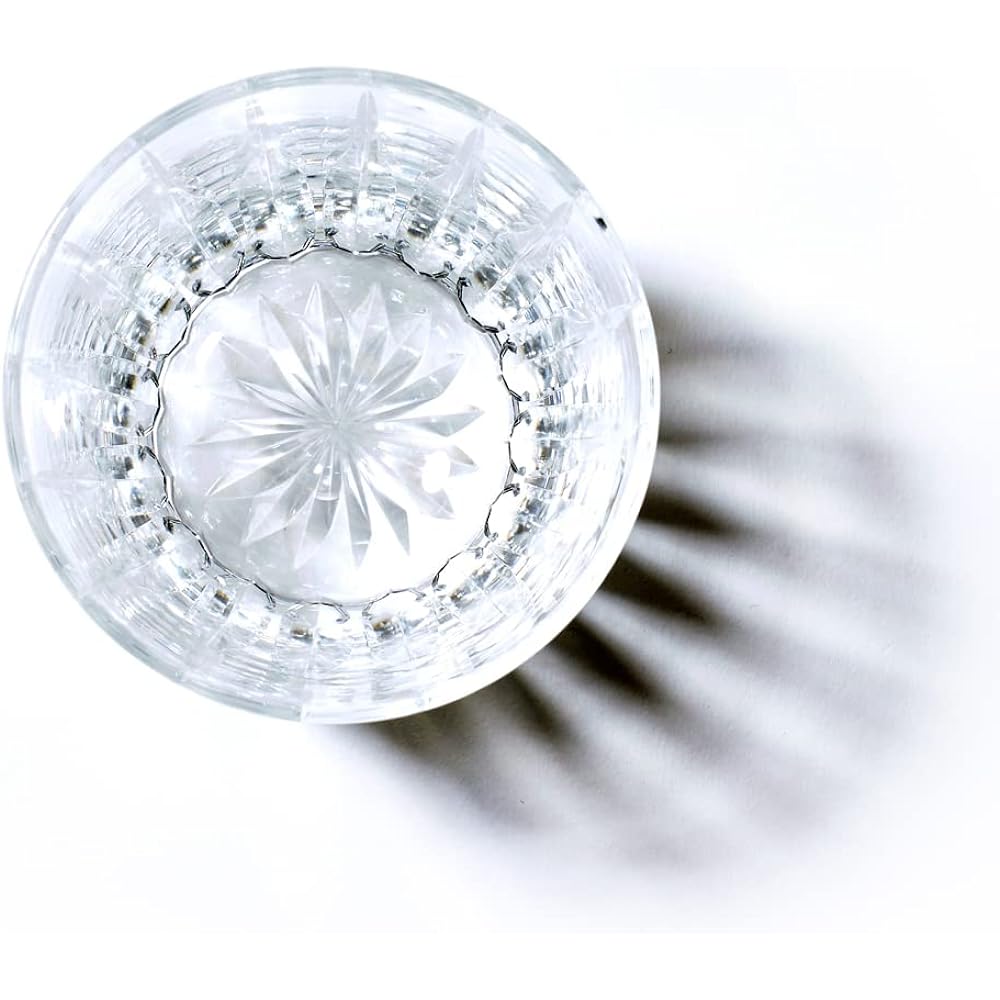 [Taimuro Kobo Official] Crystal Edo Kiriko Yasunori Kimura Kenbishi Old Glass (Transparent) TB5136-00 Paulownia Box Made in Japan