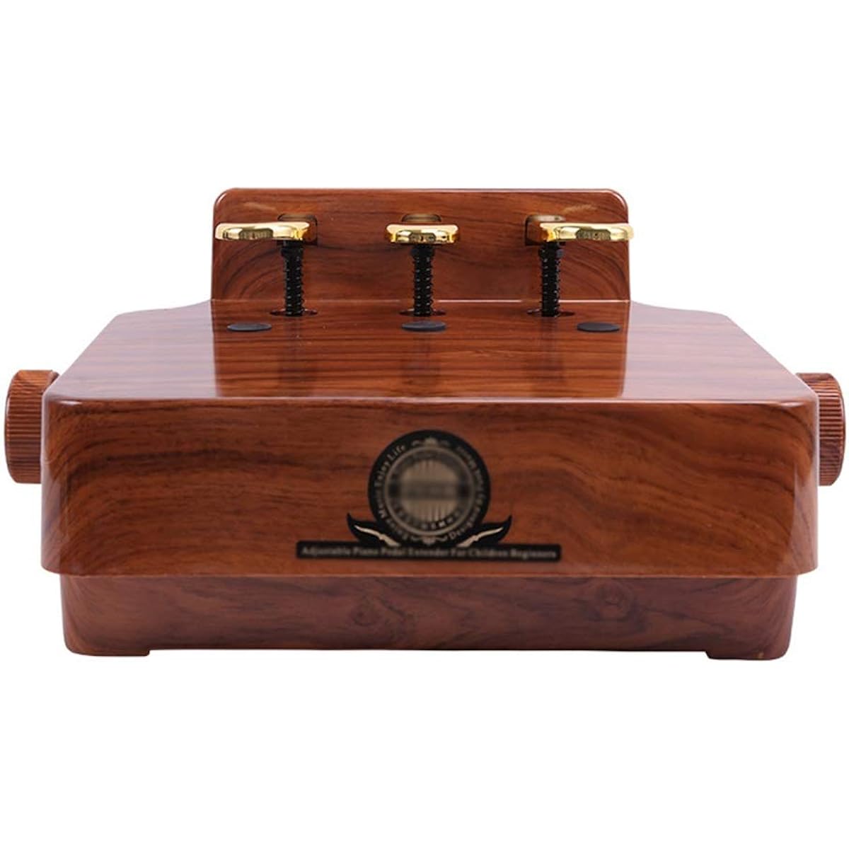 Piano Auxiliary Pedal Piano Pedal Children's Electric Piano Booster Lifting Sustain Pedal Universal Piano Pedal (Color: Wood, Size: 38x28cm)