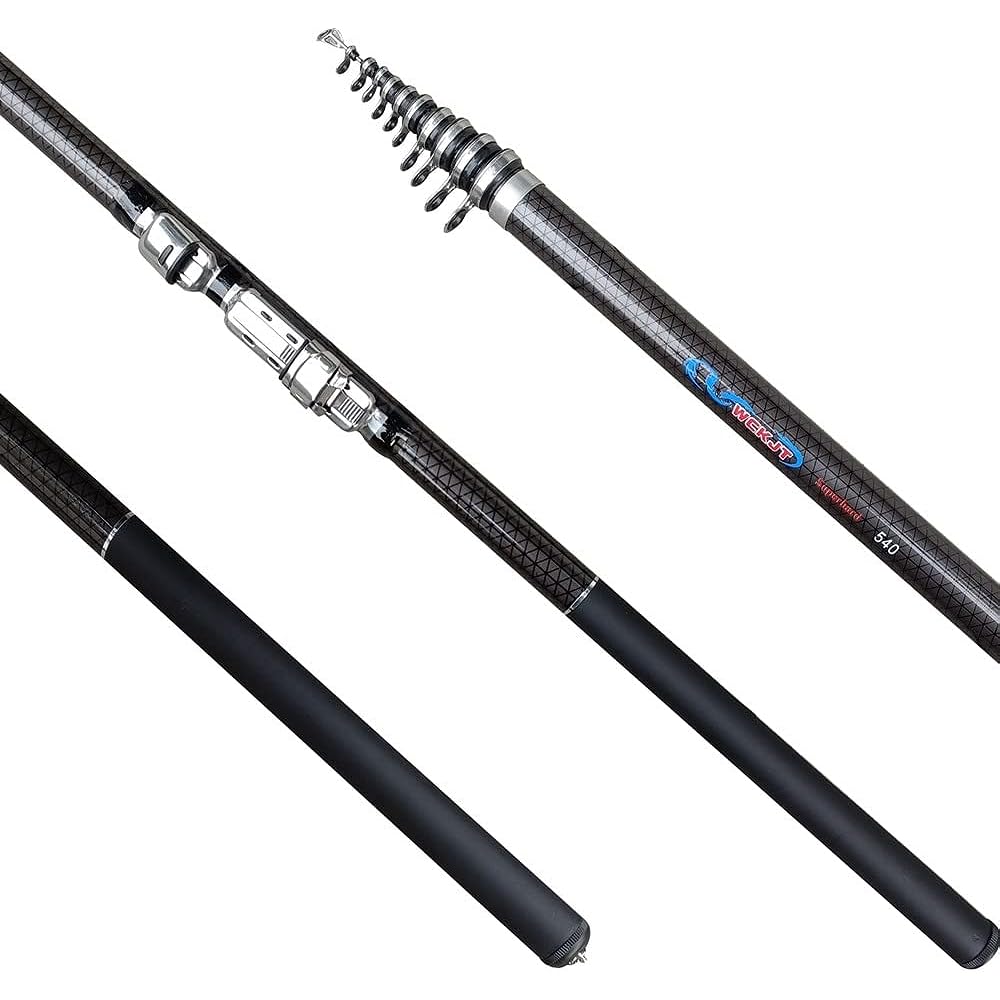 WCKJT Fishing Rod Set 3.6m/5.4M/6.3M/7.2M Casting Rod, Rock Rod, No. 3000 Reel, Compact Rod, Fishing Rod, Swinging Rod, Fishing Rod, Extendable, Fishing, River Fishing, Freshwater Fishing, Ultra Lightweight, Portable, Carbon Telescoping, Beginner's Intro