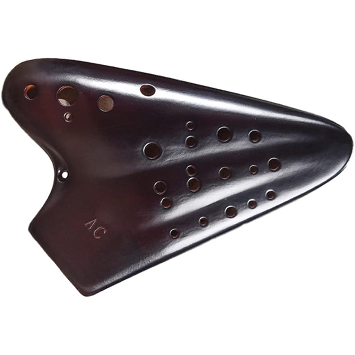 Beginner Smoked Three-pipe Ocarina Musical Instrument Alto C Three-pipe Ocarina National Musical Instrument Ocarina Instrument