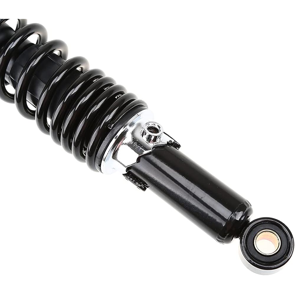 Possbay Motorcycle Shock Motorcycle Rear Shock 12.6 inch/320mm Motorcycle Shock Absorption Rear Suspension for Yamaha Honda Suzuki Dirt Sport 1 Pair Black