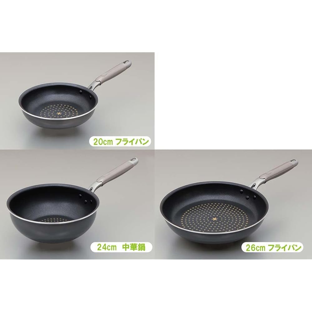 Diamond coated frying pan [not compatible with IH]