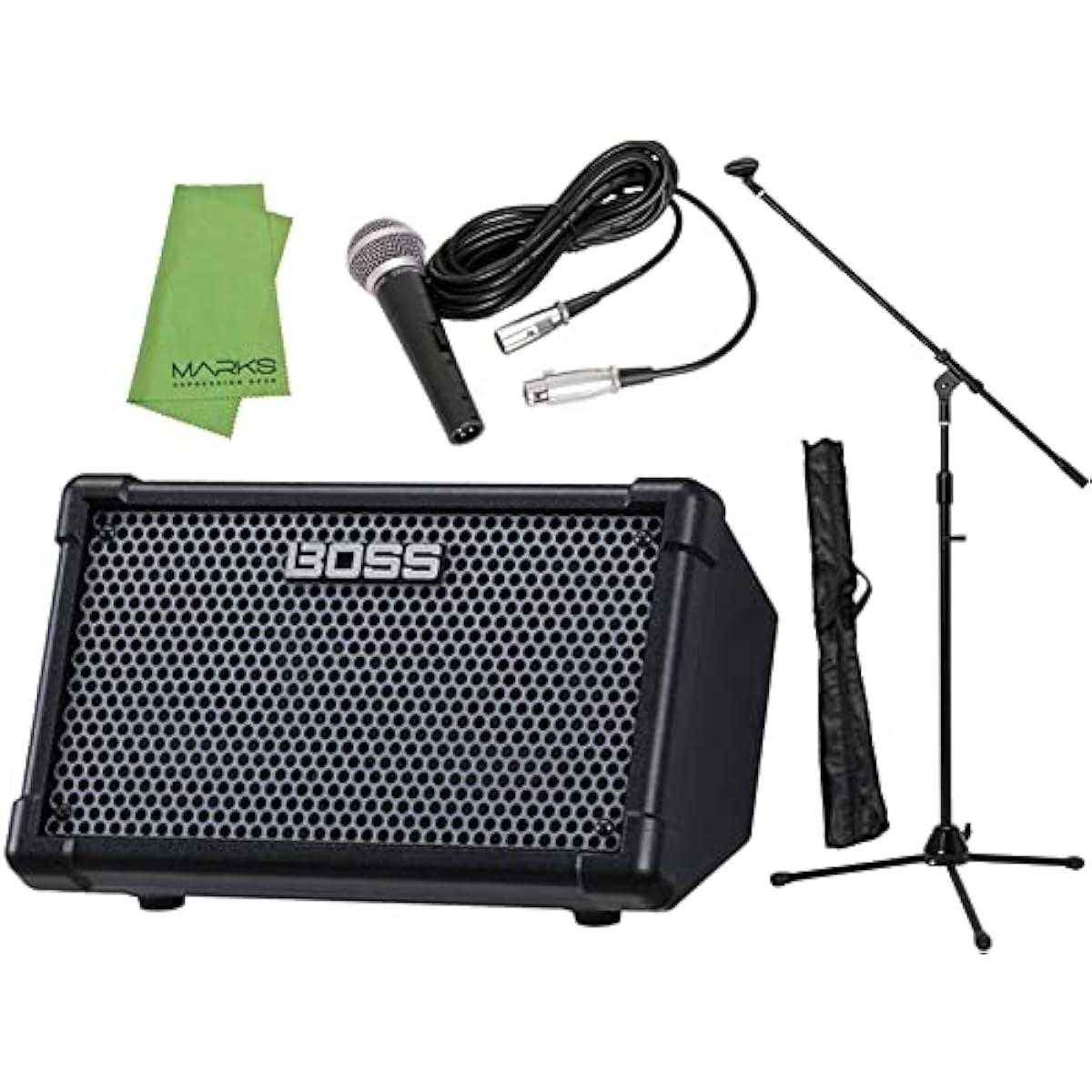 [Vocal Set] BOSS CUBE STREET II BLACK [CUBE-ST2] Street Live Amplifier