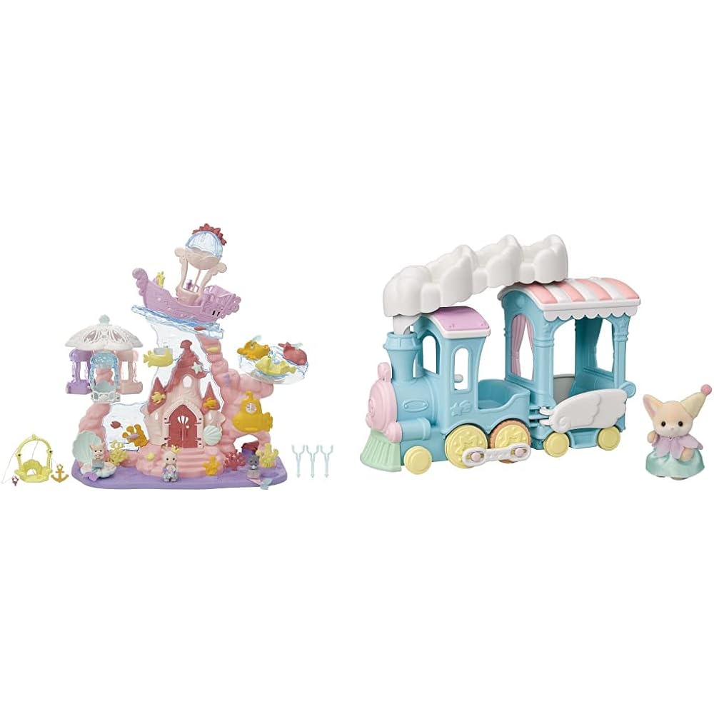 Sylvanian Families Yumeiro Mermaid Castle + Yumeiro Baby Princess Set