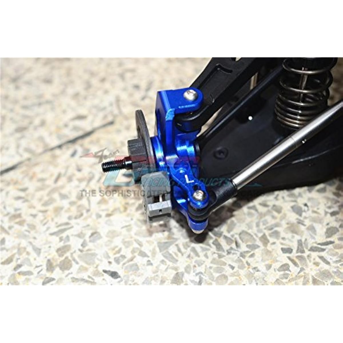 RC Spare Parts Traxxas Unlimited Desert Racer 4X4 (#85076-4) Upgrade Parts Aluminum Front Upper & Lower Arms + Knuckle Arms Set - 28Pc Set Silver