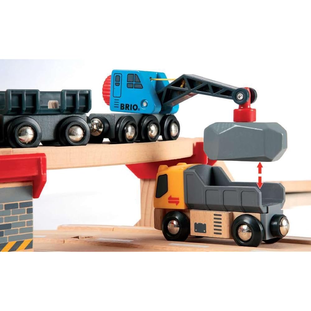 BRIO Rail & Road Quarry Set 33210