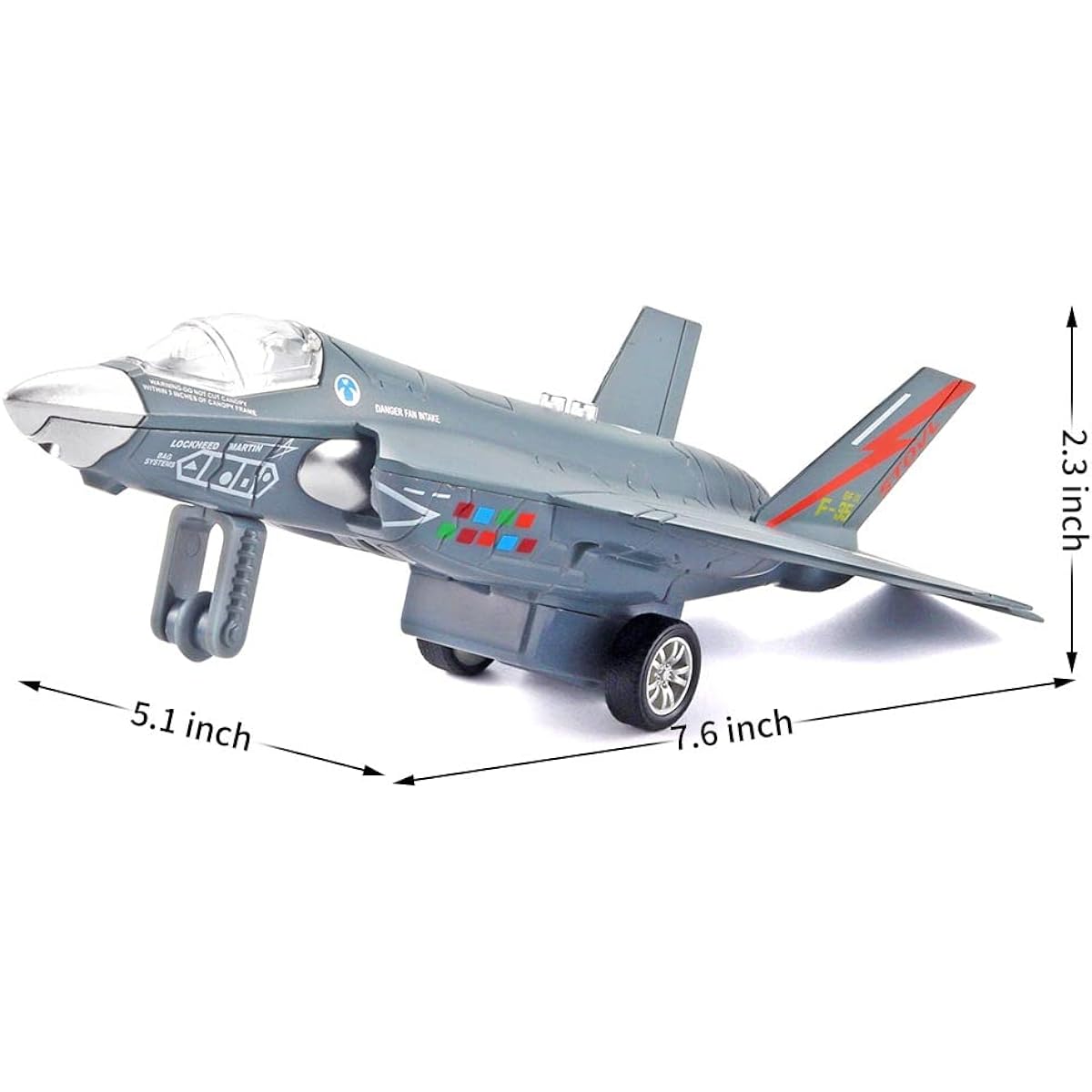 OANMYJJO Diecast F-35 Fighting Falcon Jets with Pull Back Mechanism and Lights and Sound Effects Jet Plane Fighter Toys Airplane Model for Boys Kids Boys Birthday (Grey)