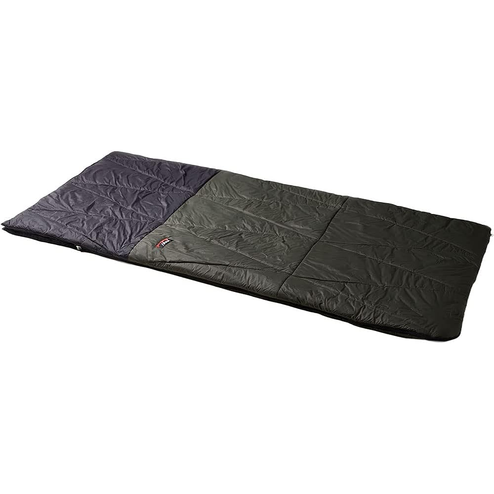 [NANGA] Rectangular padding bag RECTANGULAR PADDING BAG BLK×KHA Green envelope-shaped sleeping bag