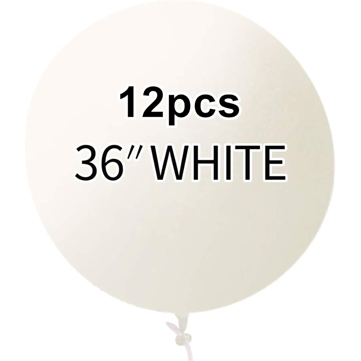 Cedar Bright 36 inch balloon, white 1