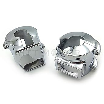 HTT Chrome Switch Housing Cover for 2002-2007 VTX 1800 Models (C/R/S/F/N) with Hydraulic Clutch