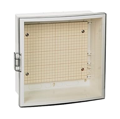 Kawamura Electric Plastic Box ABS Resin with Smoked Acrylic Door Body Cream Color SPN 3030-14T