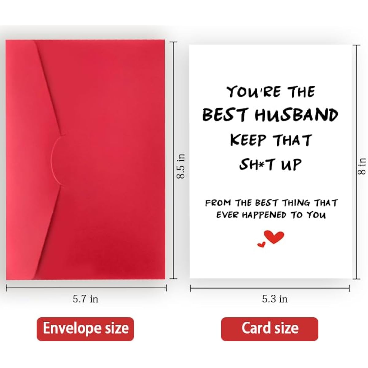 Special Birthday Cards Funny Birthday Gifts for Husband Super Love for Men Birthday Gifts for Husband, Sentimental Birthday Cards for Him