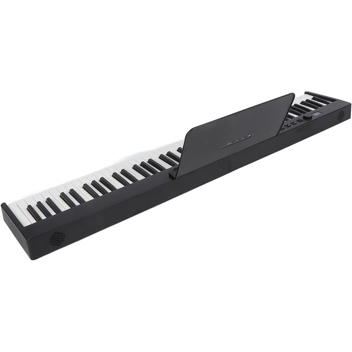 Folding Piano, 88 Keys Folding Piano Full Size Easy Connection 128 Rhythms USB B Interface with Pedal for Beginners Outdoor Use (US Plug)