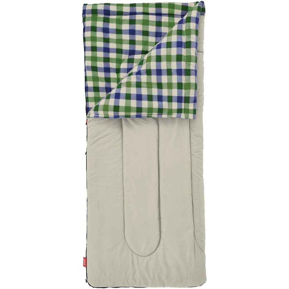 Coleman Sleeping Bag Fleece Easy Carry Sleeping Bag Envelope Type Sleeper Washable