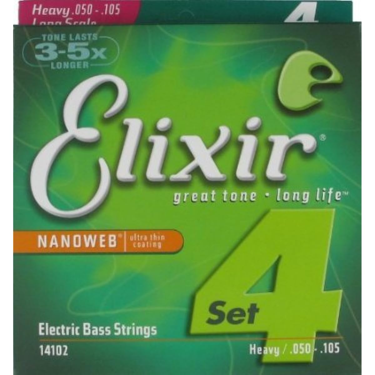 [Parallel import goods] Elixir Bass Guitar Long Scale NanoWeb Coating, .050 - .105, 14102