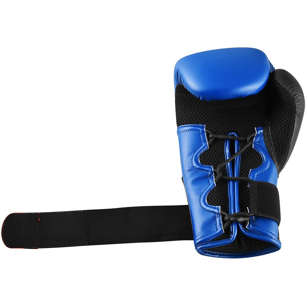 adidas Boxing Gloves Hybrid 250 ADIH250TG //Boxing Sparring Gloves Training Gloves (8oz, Blue)