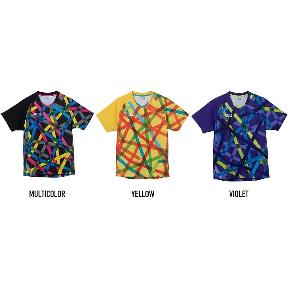 [Victus] Table Tennis Route Map Game Shirt J.T.T.A (Japan Table Tennis Association) Officially Certified Unisex