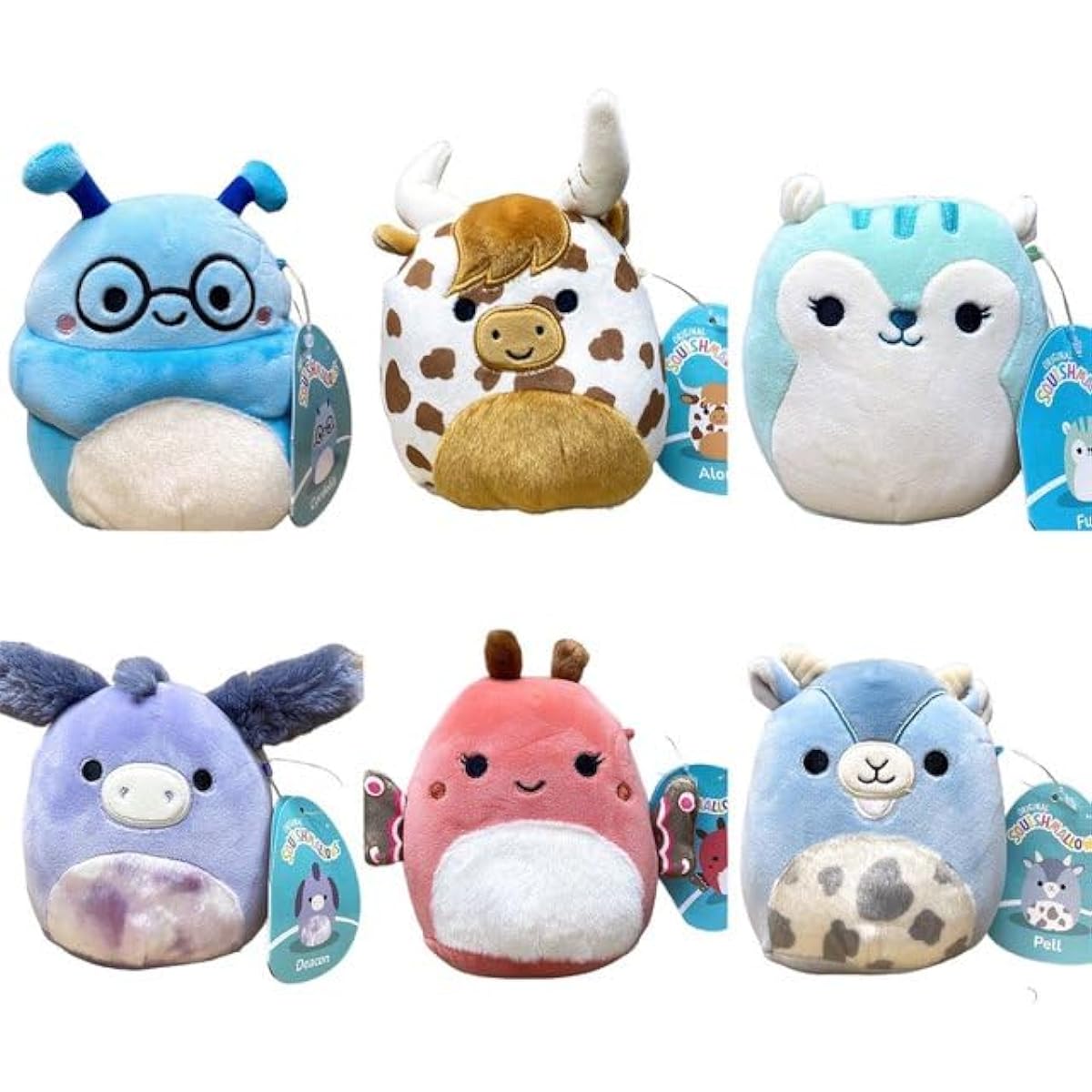 Squishmallows 2022 Halloween Vampire Witch Bat 5" Mini Plush Toy (Set of 6)