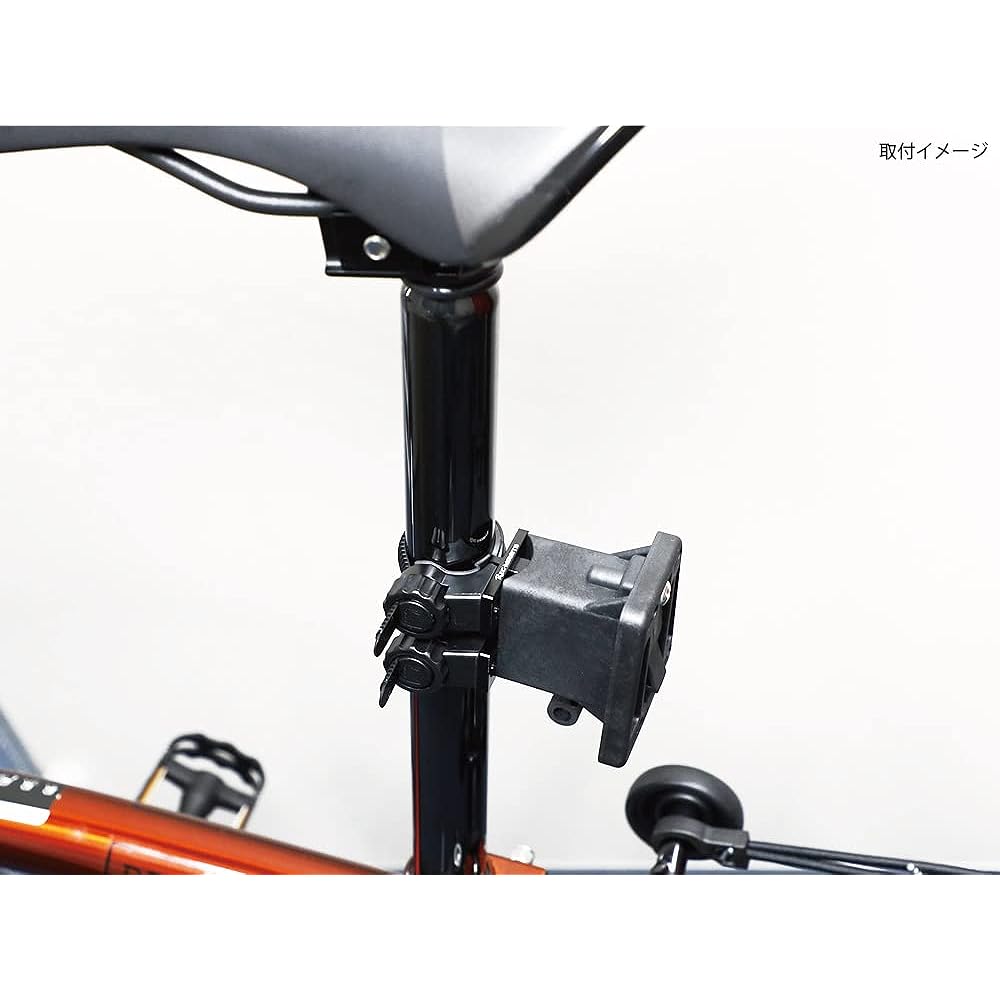 [REC MOUNT] Back mount compatible with Brompton carrier block [BPT-Bag4] Universal type that can be attached to vehicles other than Brompton.