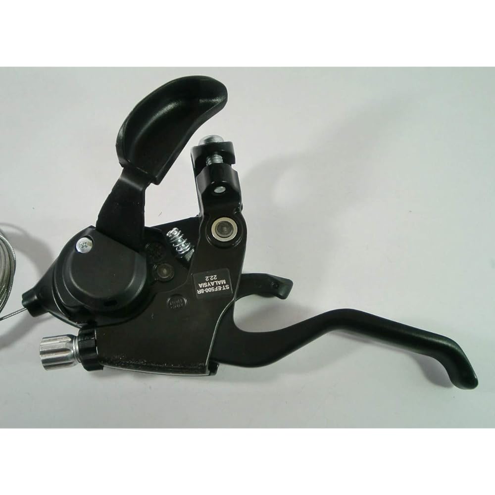 Shimano ST-EF500L4/8R4 Brake/Shift Lever 3x8speed 4 Finger 961 (V, Disc, Caliper, Cantilever Brake Shared) Black Left and Right Set
