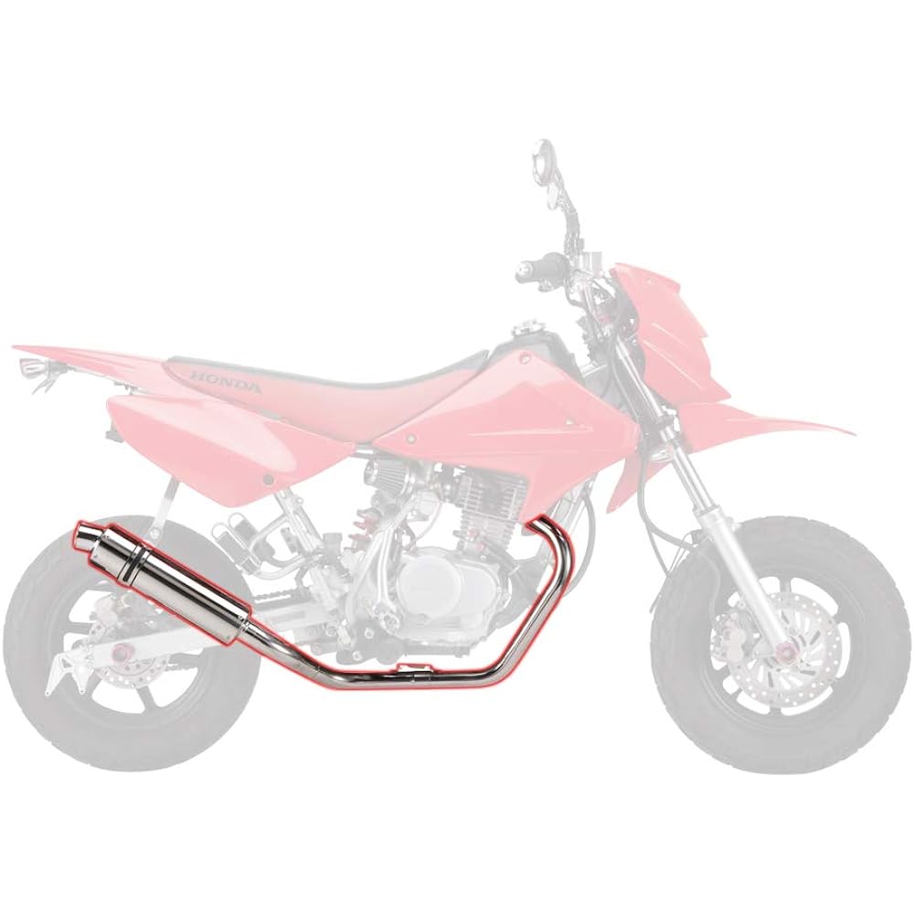 Nankai Parts (NANKAI) *Vehicle not included Ape 100/XR100 Motard Power Comp Muffler (Type 5) AM-101 AM-101