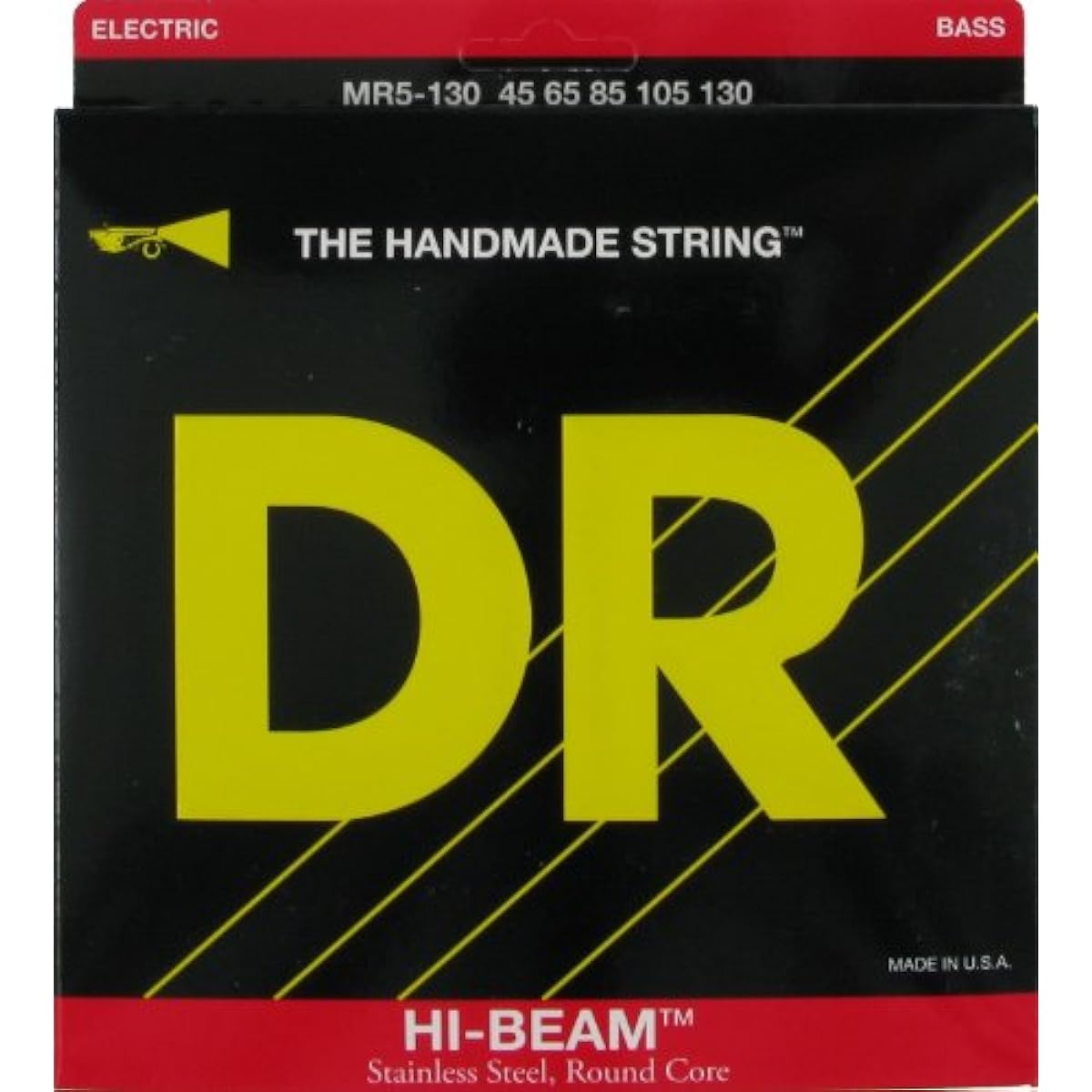 DR Strings Electric Bass - High Beam â"¢ Stainless Steel, .045, .065, .085, .105, .130, MR5-45-130